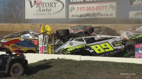 The Big One Strikes In Sportsman Feature At Port Royal Speedway