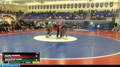 175 lbs 2nd Wrestleback (16 Team) - Jertavious Allen, Eastside Hs vs Jacari Manning, Coffee