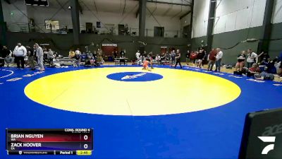 120 lbs Cons. Round 4 - Brian Nguyen, WA vs Zack Hoover, CA