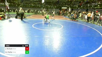 110 lbs Round Of 16 - Jake Bullock, Mount Olive vs William Pfeifer, Pemberton Hornets