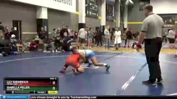 120 lbs Round 2 (12 Team) - Lily Weinreich, Grand View vs Isabella Miller, FEWTeamIowa