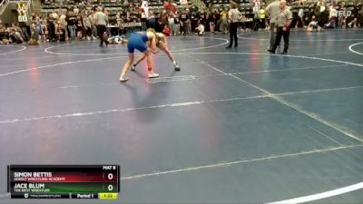 105 lbs Quarterfinal - Simon Bettis, Sebolt Wrestling Academy vs Jace Blum, The Best Wrestler