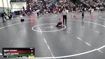 43 lbs Cons. Round 2 - Elliott Sanabria, Sedgwick County vs Brody Schmidt, 2TG