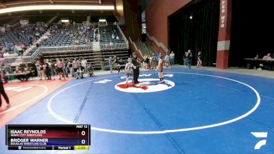 78 lbs Cons. Round 5 - Isaac Reynolds, Windy City Wrestlers vs Bridger Warner, Douglas Wrestling Club