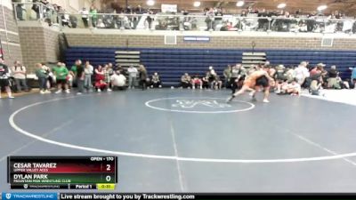 170 lbs Cons. Round 1 - Cesar Tavarez, Upper Valley Aces vs Dylan Park, Mountain Man Wrestling Club