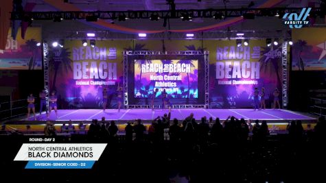 North Central Athletics - Black Diamonds [2024 L4 Senior Coed - D2 Day 2] 2024 ACDA Reach the Beach Cheer Grand Nationals