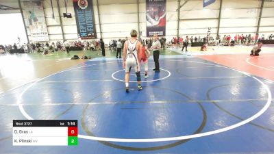 120 lbs Round Of 64 - Ozias Gray, LA vs Kai Plinski, WV