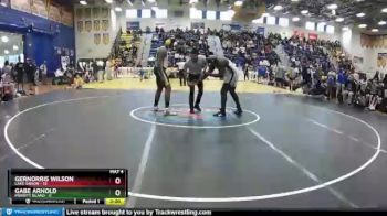 285 lbs Semifinals (8 Team) - Gernorris Wilson, Lake Gibson vs Gabe Arnold, Merritt Island