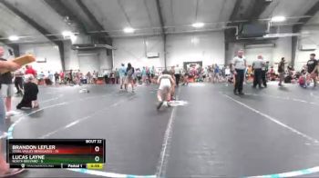 80 lbs Round 6 (8 Team) - Brandon Lefler, Steel Valley Renegades vs Lucas Layne, North Brevard