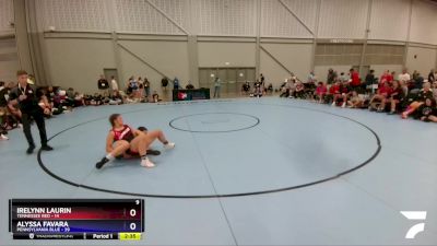 180 lbs 2nd Place Match (16 Team) - Irelynn Laurin, Tennessee Red vs Alyssa Favara, Pennsylvania Blue