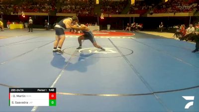 285-2A/1A Quarterfinal - Derek Martin, Manchester Valley vs Sima Saavedra, La Plata