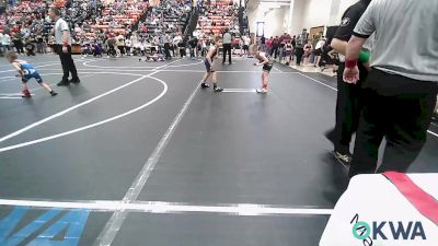 60 lbs Rr Rnd 3 - Karter Charboneau, Wagoner Takedown Club vs Joseph Kidwell, Team Tulsa Wrestling Club