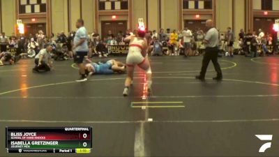 138/148 Quarterfinal - Bliss Joyce, School Of Hard Knocks vs Isabella Gretzinger, Journey Men