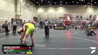 Semis & 1st Wrestleback (8 Team) - Maxwell Spaulding, Ragin Raisins WC vs Brady Smith, Lowell WC