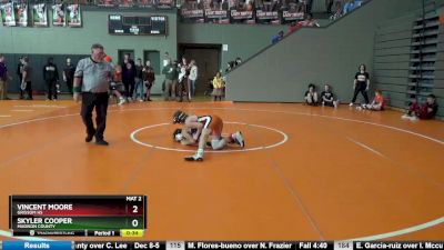 122 lbs Consolation Bracket - Skyler Cooper, Madison County vs Vincent Moore, Grissom Hs