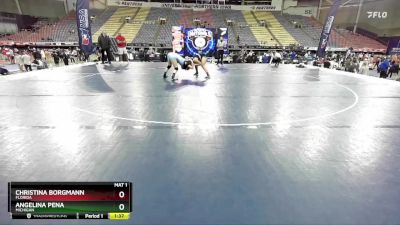 130 lbs Semifinal - Christina Borgmann, Florida vs Angelina Pena, Michigan