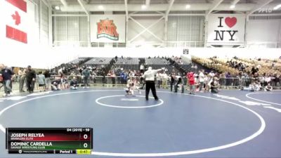 59 lbs Cons. Semi - Joseph Relyea, Brawlers Elite vs Dominic Cardella, Savage Wrestling Club