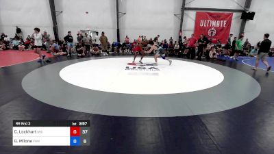 73 kg Rr Rnd 3 - Cooper Lockhart, Integrity Wrestling Club vs Greg Milone, Vougar's Honors Wrestling Black