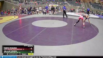 117 lbs Quarterfinal - Taryn McQuigg, North Medford Youth Wrestling vs Delilah Leusch, All-Phase Wrestling Club