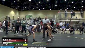 125 lbs Round 4 (6 Team) - Grant Markel, Mi Pitbull vs Luke Banas, American Gladiators-Havoc