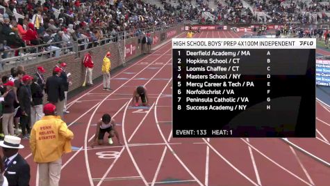 High School Boys' 4x100m Relay Event 133 - Prep School Independent, Finals