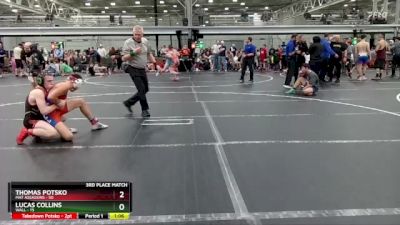 110 lbs Placement (4 Team) - Thomas Potsko, Mat Assassins vs Lucas Collins, Wall