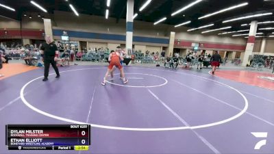 138 lbs Semifinal - Dylan Milster, Rockwall Training Center vs Ethan Elliott, Boneyard Wrestling Academy