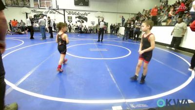 49 lbs Consi Of 8 #1 - Colt Hatfield, Coweta Tiger Wrestling vs Troy Hall, Claremore Wrestling Club