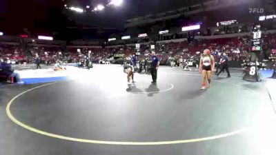 160 lbs Round Of 32 - Evelyn Vargas, Merced vs Andrea Garcia, Evergreen Valley