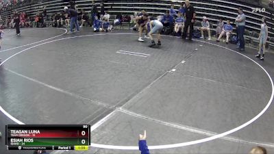 90 lbs Finals (8 Team) - Teagan Luna, Team Oregon vs Esiah Rios, Idaho