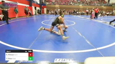 67 lbs Quarterfinal - Kasten Pitmon, Sulphur Youth Wrestling Club vs Tahnku Ehsa, Believe To Achieve WC