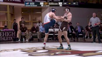 197 - lbs J.T. Davis, Lehigh vs over Mason McCready, Bucknell