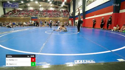 100 lbs Rr Rnd 1 - Carmen Hailey, Berryhill Wrestling Club vs Mckinlee Harn, Keystone Wrestling Club