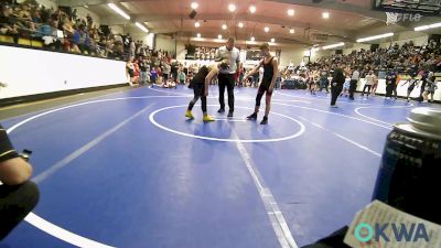 100-105 lbs Quarterfinal - Jakob Frazier, Claremore Wrestling Club vs Emery Sewell, Jenks Trojan Wrestling Club