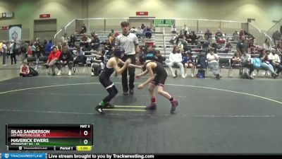 60 lbs Cons. Round 2 - Maverick Ewers, Springport WC vs Silas Sanderson, Leo Wrestling Club