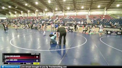 92 lbs Cons. Round 3 - Evan Brubaker, UT vs Liam Nielsen, GA