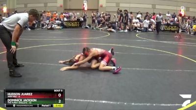 75 lbs Round 2 (6 Team) - Dominick Jackson, The Funky Singlets vs Hudson Juarez, Ares Red