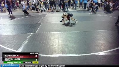 45 lbs Cons. Semi - Braxton Moore, Nebraska vs River Robison, Black Fox Wrestling Academy