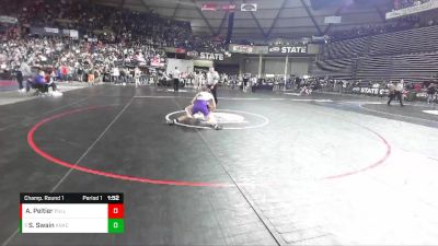 2A 132 lbs Champ. Round 1 - Syler Swain, Anacortes vs Aydin Peltier, Pullman