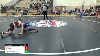 80 lbs Cons. Semi - Warren Cornelius, Foley Falcons vs Camrik Tappe, Staples Motley