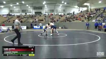 195 lbs 3rd Place - Connor Staggs, Wilson Central vs Luke Justice, Summit