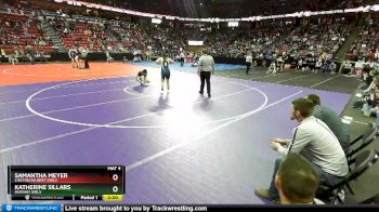 Girls 165 lbs Champ. Round 1 - Samantha Meyer, Chilton/Hilbert Girls vs Katherine Sillars, Durand Girls