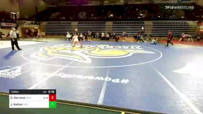 133 lbs Consi Of 4 - Dominick Serrano, Unattached-Nebraska vs Jordan Kelber, Nebraska