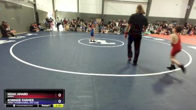 55-56 lbs Round 2 - Noah Amaro, NWWC vs Korinne Farmer, Askeo International Mat Club