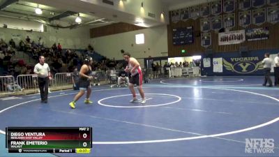 285 lbs 7th Place Match - Frank Emeterio, Walnut vs Diego Ventura, Redlands East Valley