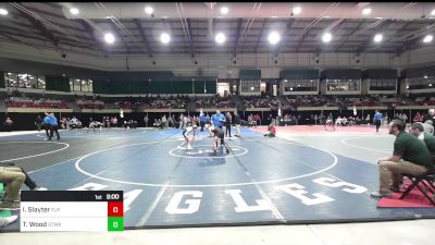 120 lbs Round Of 32 - Isaac Slayter, St. John Paul The Great Catholic vs Tyler Wood, St. Mary's Ryken