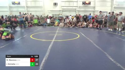 110 lbs Pools - Matthew Marenco, Rebellion vs Ian McCallie, Ares W.C. (MI)