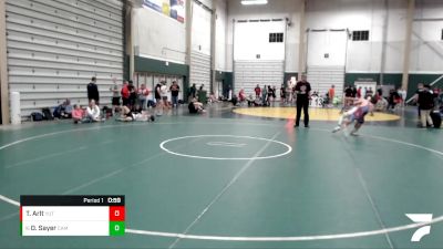 138 lbs Semifinal - Dierks Sayer, Cambridge vs Trev Arlt, Yutan