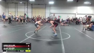 105 lbs Round 3 (4 Team) - Aiden McClure, Mat Assassins Black vs Blake Walker, Steller Trained Nihl