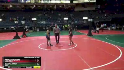 185 lbs Round 3 - Amiyah Murray, Unattached vs Eliana Rush, BGB2